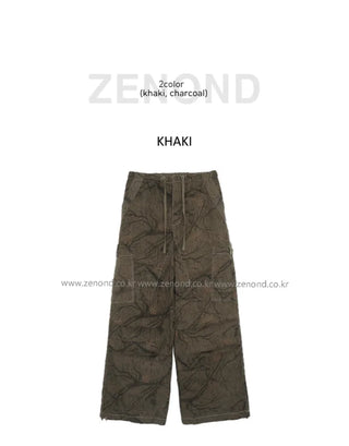 [2 colors] Camouflage Cargo Pants