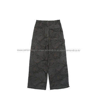 [2 colors] Camouflage Cargo Pants