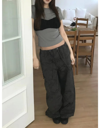 [2 colors] Camouflage Cargo Pants