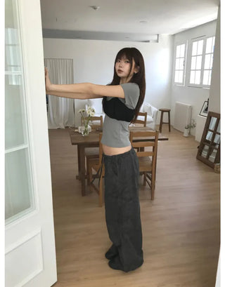 [2 colors] Camouflage Cargo Pants