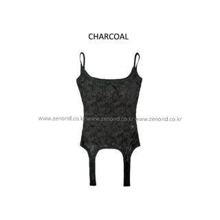 [3 colors] Lace Crop Sleeveless