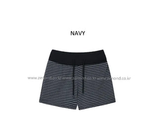 [3 colors] Striped shorts