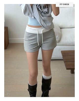 [3 colors] Striped shorts