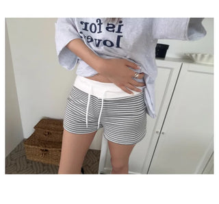 [3 colors] Striped shorts
