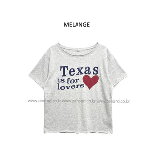 [2 colors] Texas T-shirt