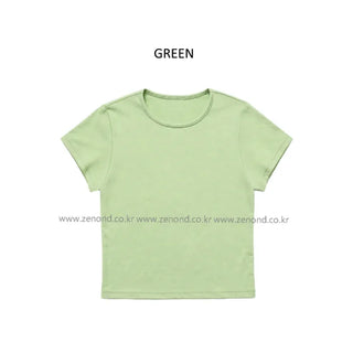 [3 colors] Basic Point T-shirt