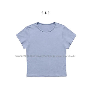 [3 colors] Basic Point T-shirt