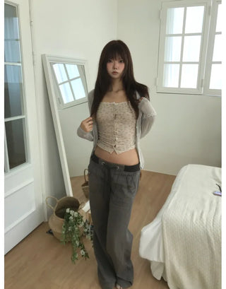 [2 colors] Sleeveless top