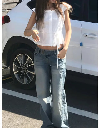 [2 colors] Plain blouse