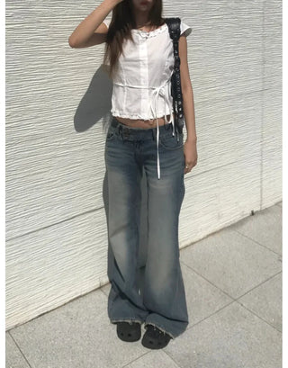 [2 colors] Plain blouse