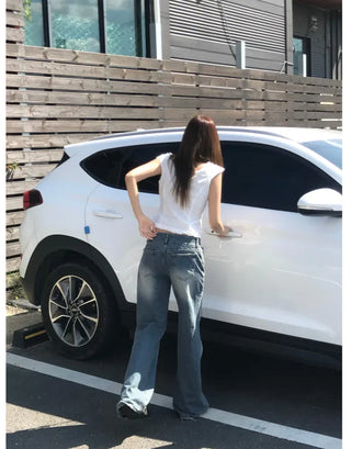[2 colors] Plain blouse