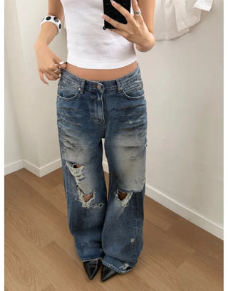 VINTAGE DESTROYED JEANS