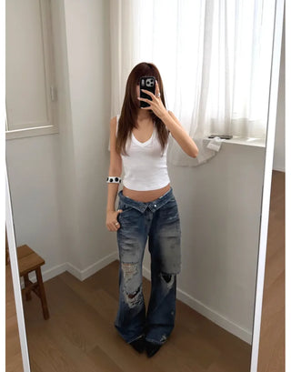 VINTAGE DESTROYED JEANS