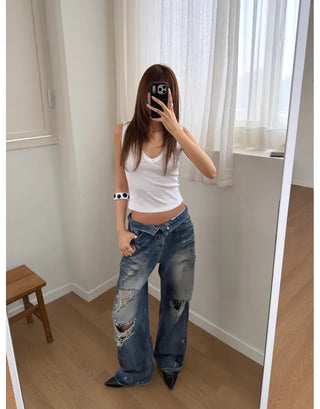 VINTAGE DESTROYED JEANS