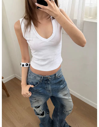 VINTAGE DESTROYED JEANS