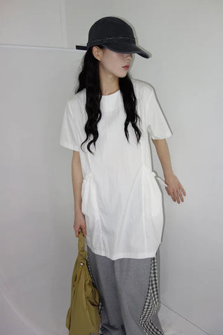[2 colors] Meruru Double Check Banding Wide Pants