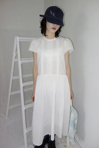 Vintage lace long dress