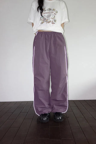 [2 colors] Buslock Color Wide Pants