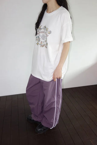 [2 colors] Buslock Color Wide Pants