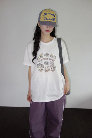 [2 colors] Buslock Color Wide Pants