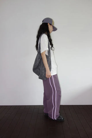 [2 colors] Buslock Color Wide Pants