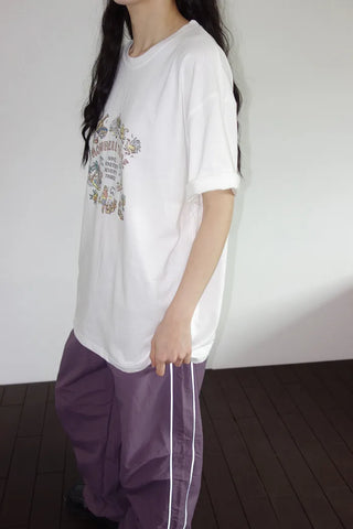 [2 colors] Buslock Color Wide Pants
