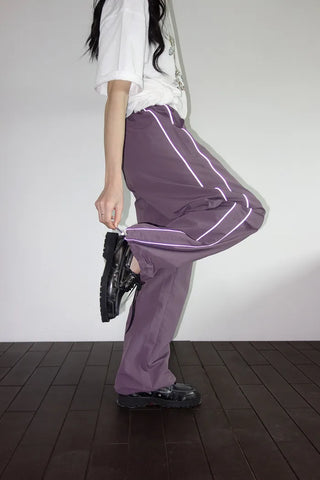 [2 colors] Buslock Color Wide Pants