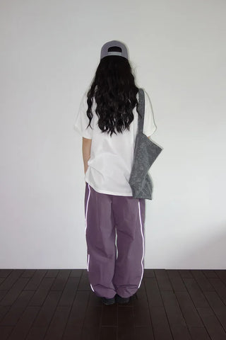 [2 colors] Buslock Color Wide Pants