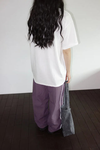 [2 colors] Buslock Color Wide Pants