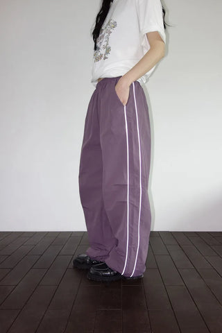 [2 colors] Buslock Color Wide Pants