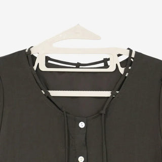 [2 colors] Kirin String Shirring Blouse