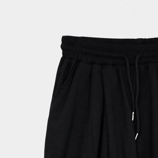 [4 colors] Prev Patch Banding Wide Pants