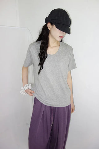 [4 colors] Prev Patch Banding Wide Pants