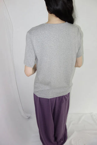 [4 colors] Prev Patch Banding Wide Pants