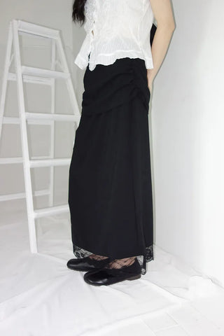 Raya Shirring Frill Blouse