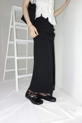 Raya Shirring Frill Blouse