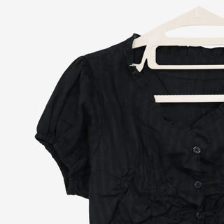 Raya Shirring Frill Blouse
