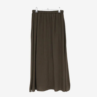 [4 colors] Line Banding Long Skirt