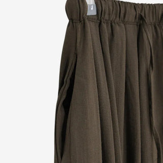 [4 colors] Line Banding Long Skirt