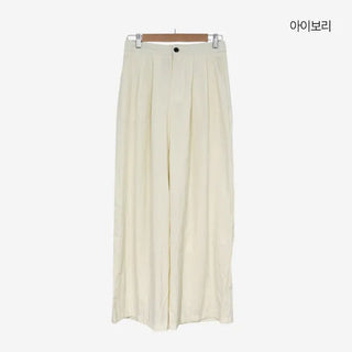 [3 colors] Aloha Lock Pintuck Wide Slacks