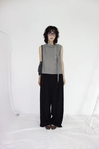 [3 colors] Aloha Lock Pintuck Wide Slacks