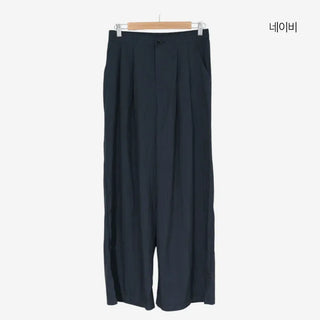 [3 colors] Aloha Lock Pintuck Wide Slacks
