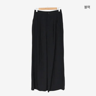 [3 colors] Aloha Lock Pintuck Wide Slacks