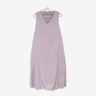 [2 colors] Vanilla Frill Sleeveless Long Dress