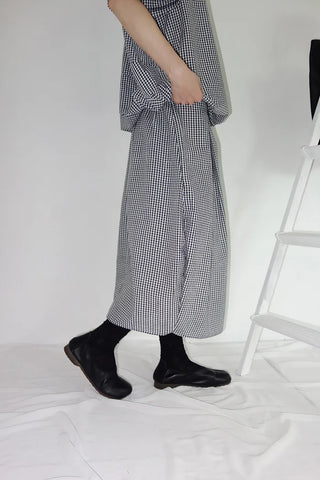 [3 colors] Check shirt blouse