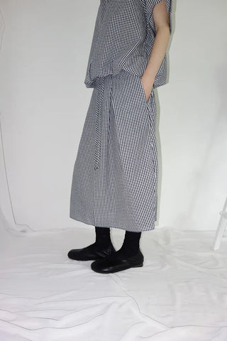 [3 colors] Check shirt blouse