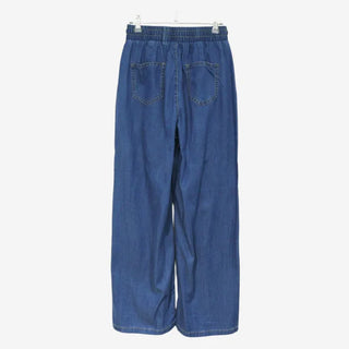 [2 colors] Koichi Tero Tero Denim Banding Pants