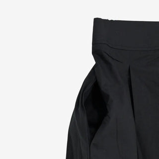 [3 colors] Petite check pintuck long skirt
