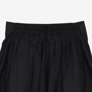 [3 colors] Petite check pintuck long skirt