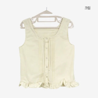 [3 colors] Yuruka See-through Blouse